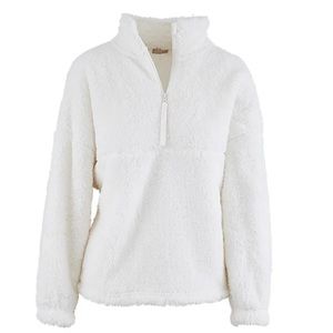 NWT Summer & Rose Ivory Sherpa Pullover